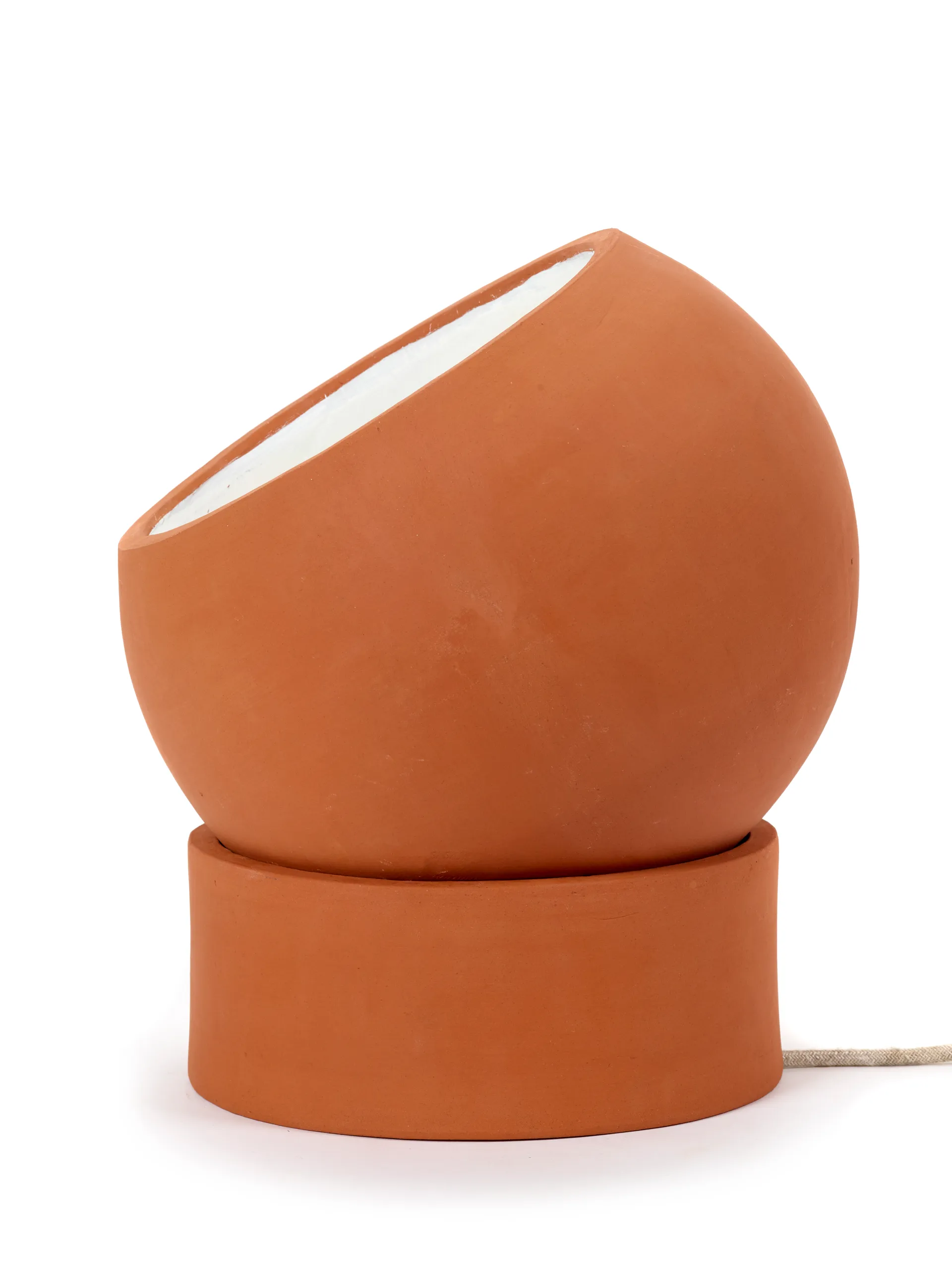 Candeeiro de chão Terra low, Terracotta Serax