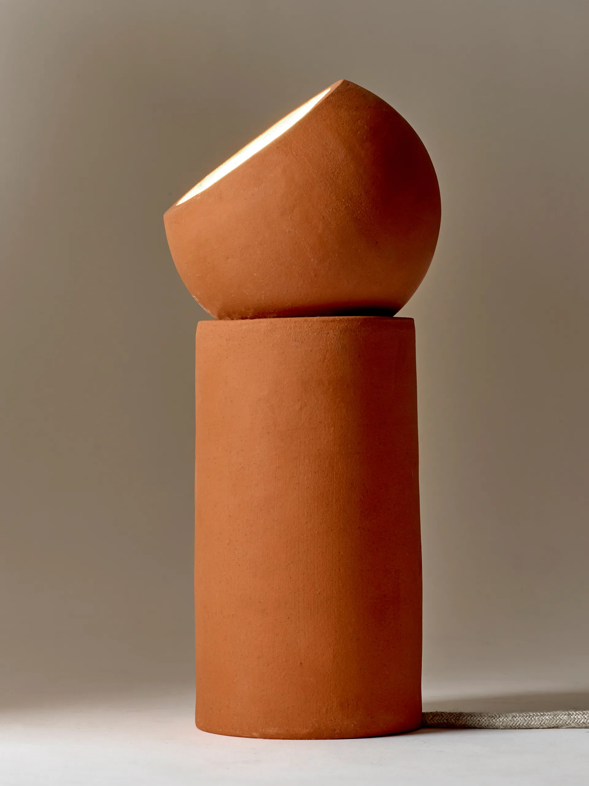 Candeeiro de chão Terra S, Terracotta Serax