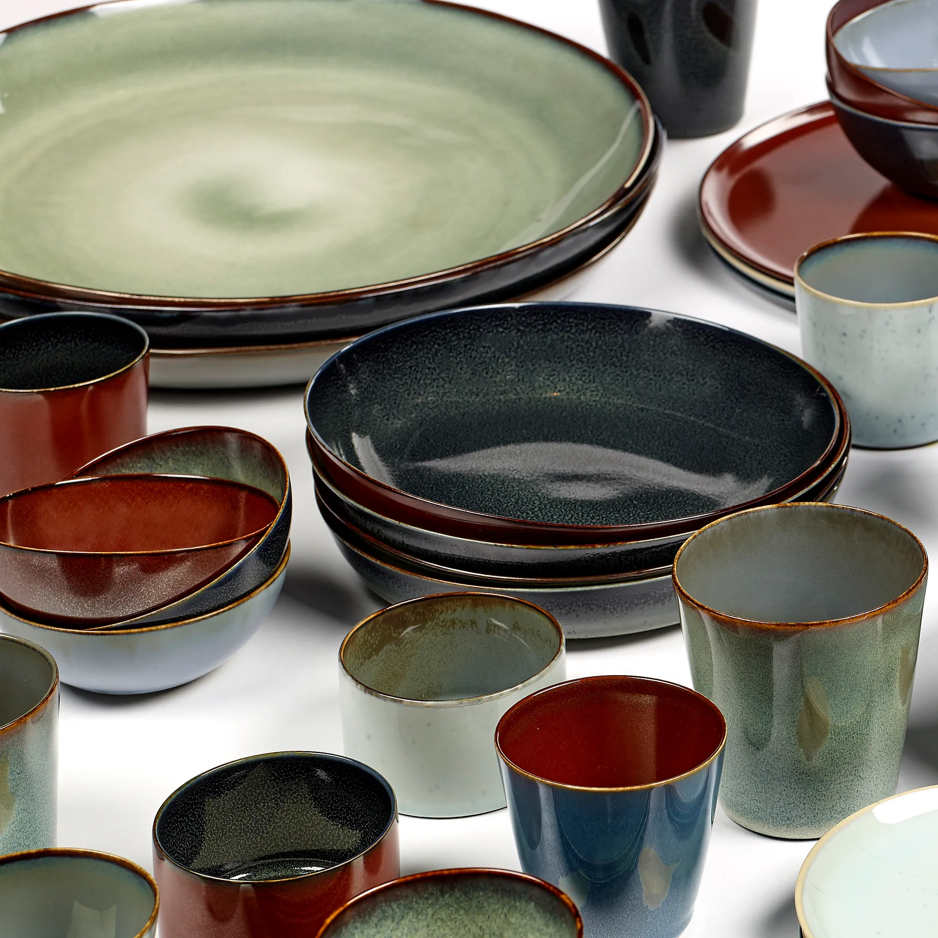 Caneca Terres de Rêves M, misty grey-smokey blue Serax