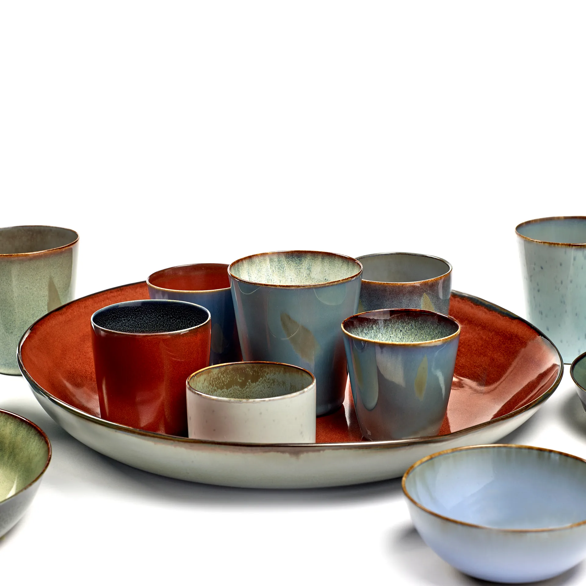 Caneca Terres de Rêves S, smokey blue-misty grey Serax