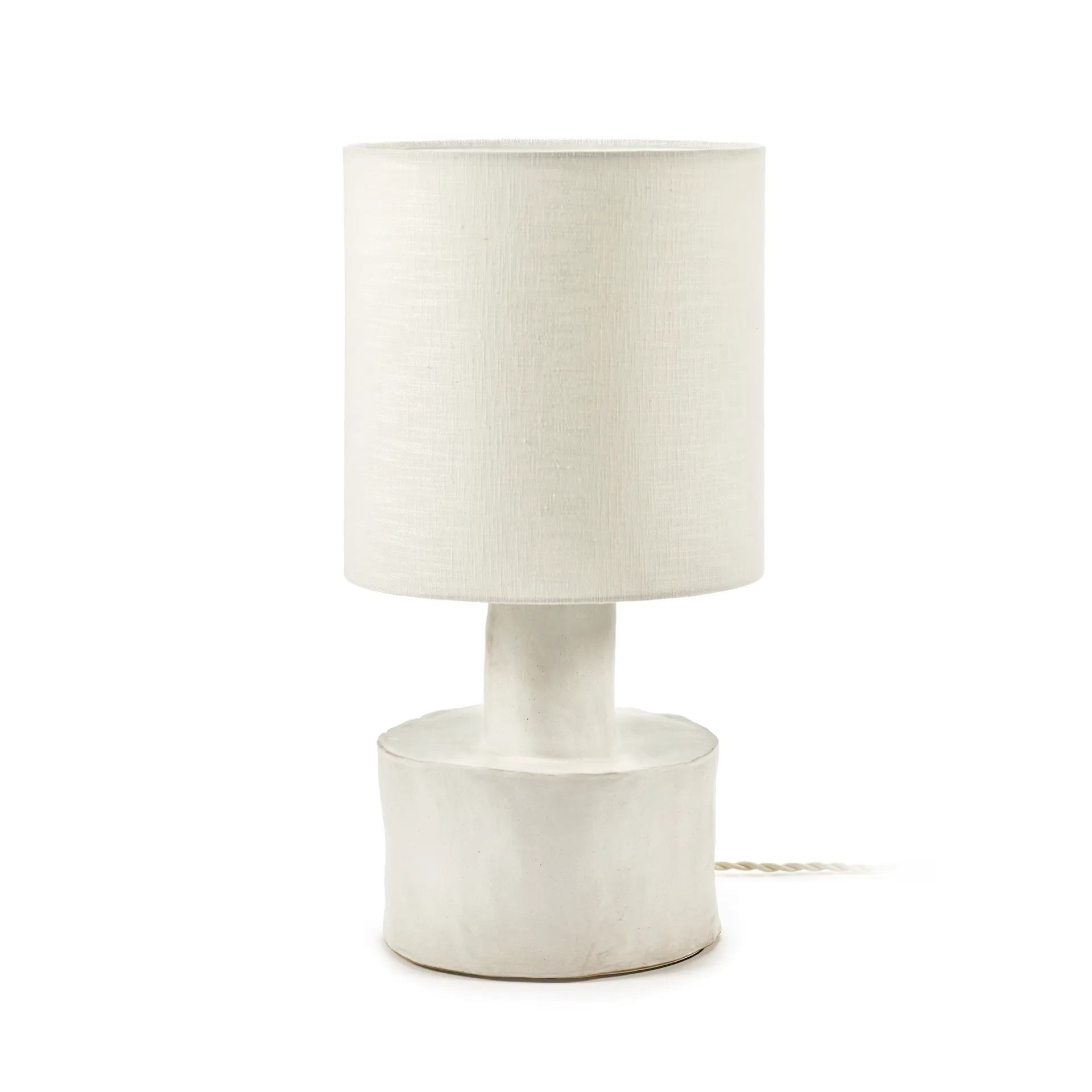 Catherine candeeiro de mesa 47 cm, Branco matte-brance Serax