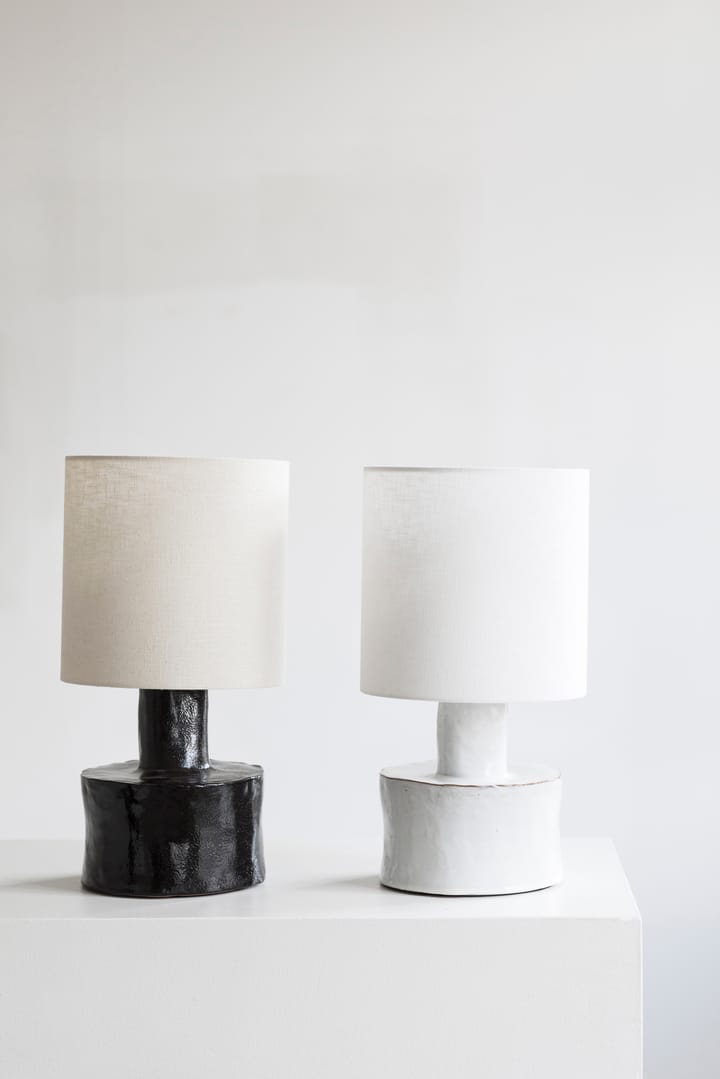 Catherine candeeiro de mesa 47 cm, Preto-branco Serax