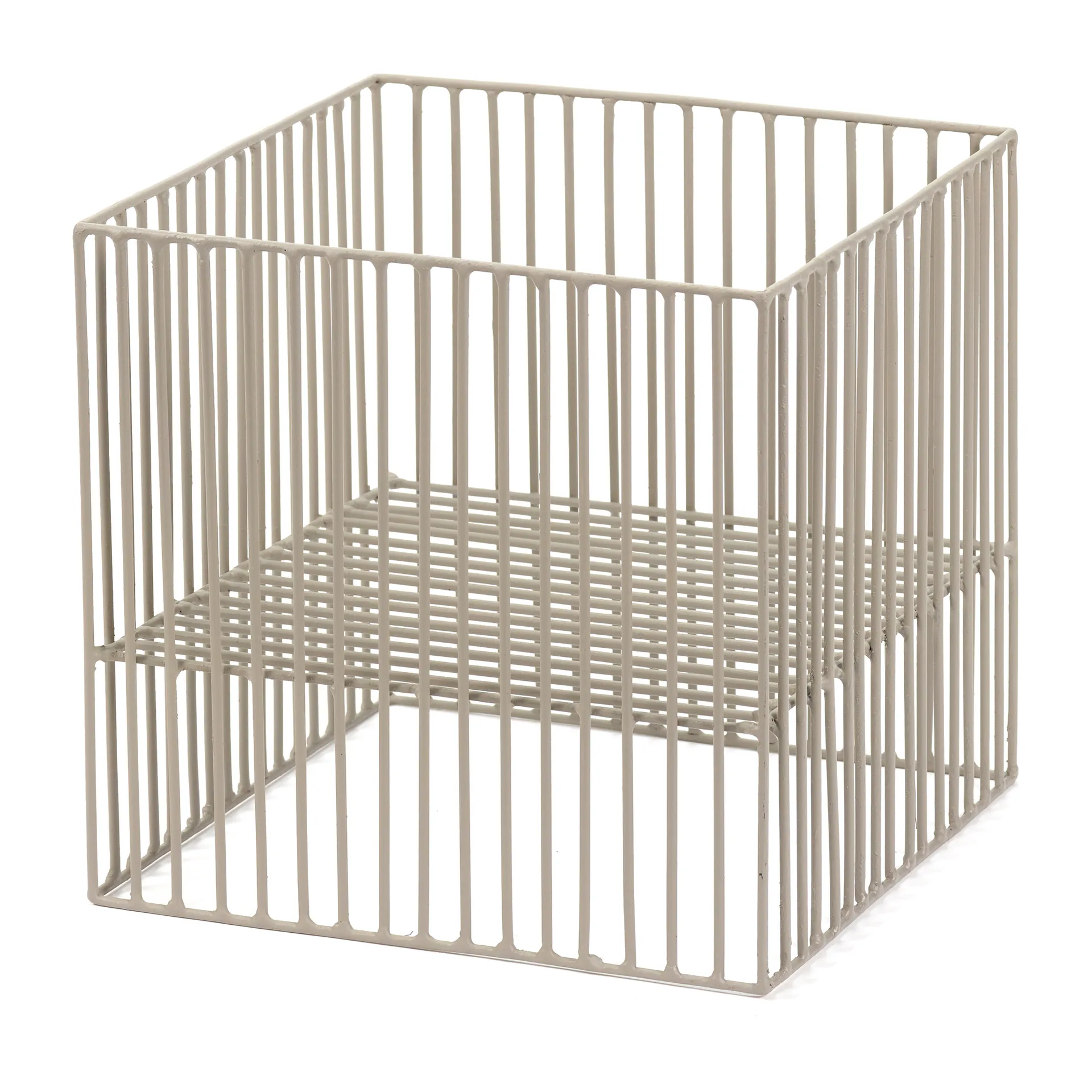 Cesta Turn quadrada 22x22 cm, Grey Serax