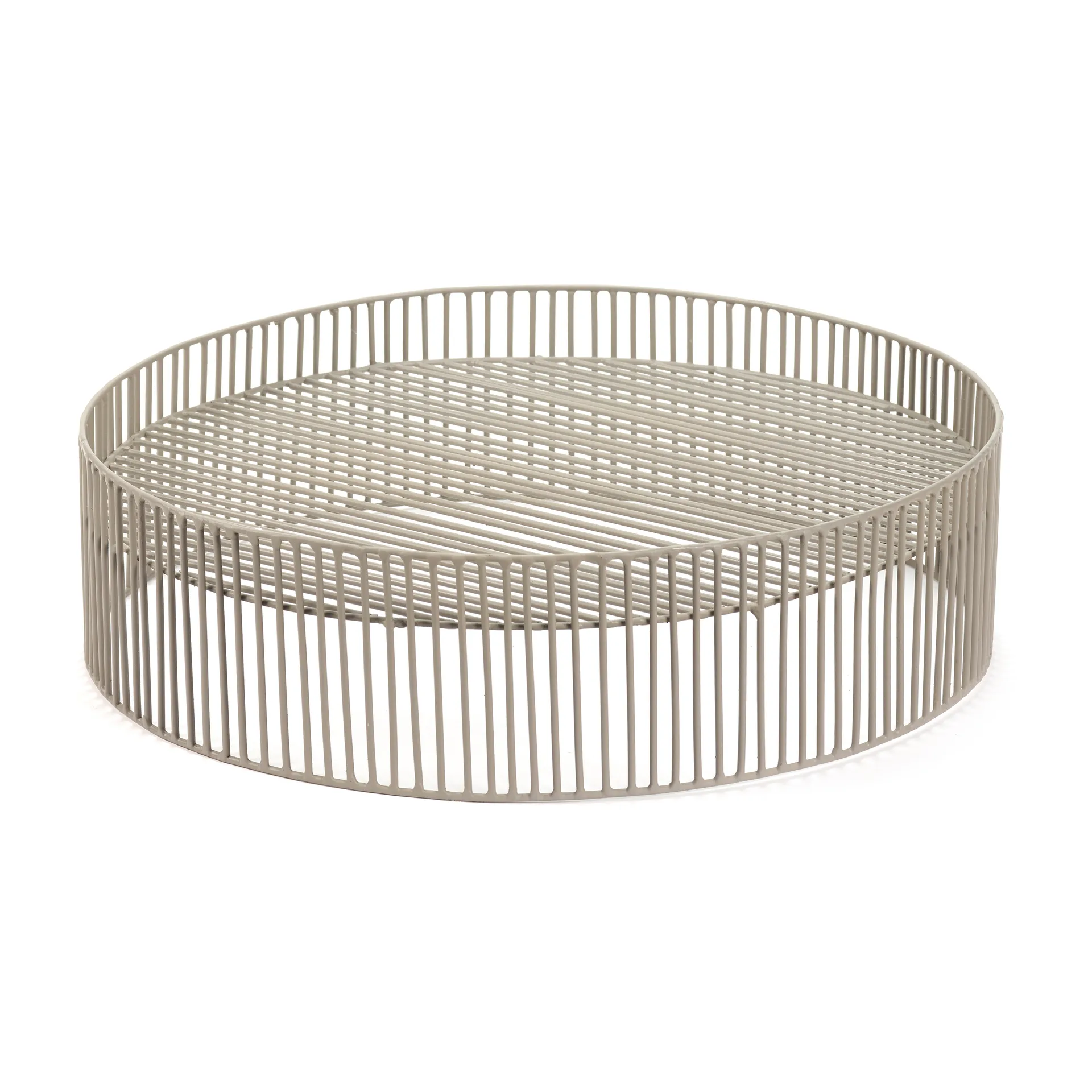 Cesto baixo Ø40 cm Turn, Cinzento Serax