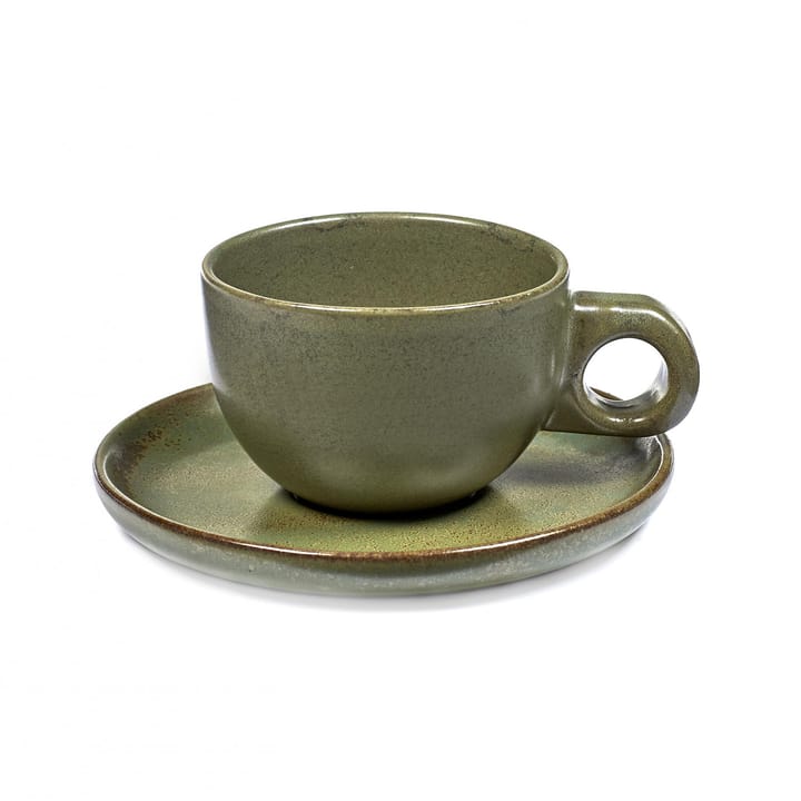 Chávena de café com pires Surface 13 cl - camogreen - Serax