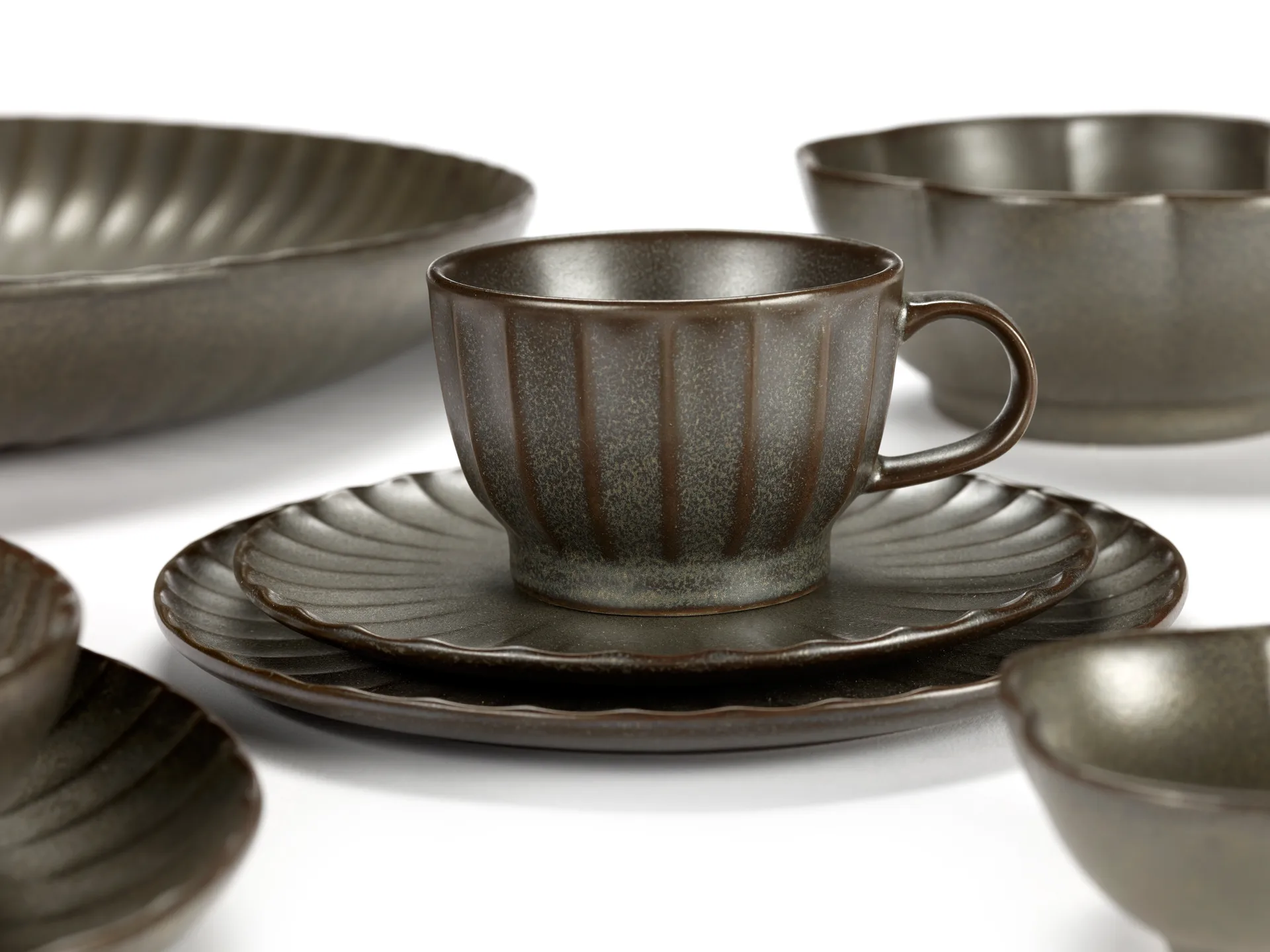 Chávena de café Inku 15 cl, Verde Serax