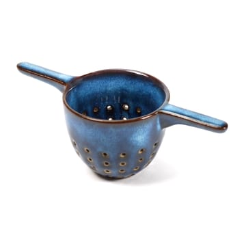Coador de chá esmaltado Pure Ø6 cm - Azul escuro - Serax