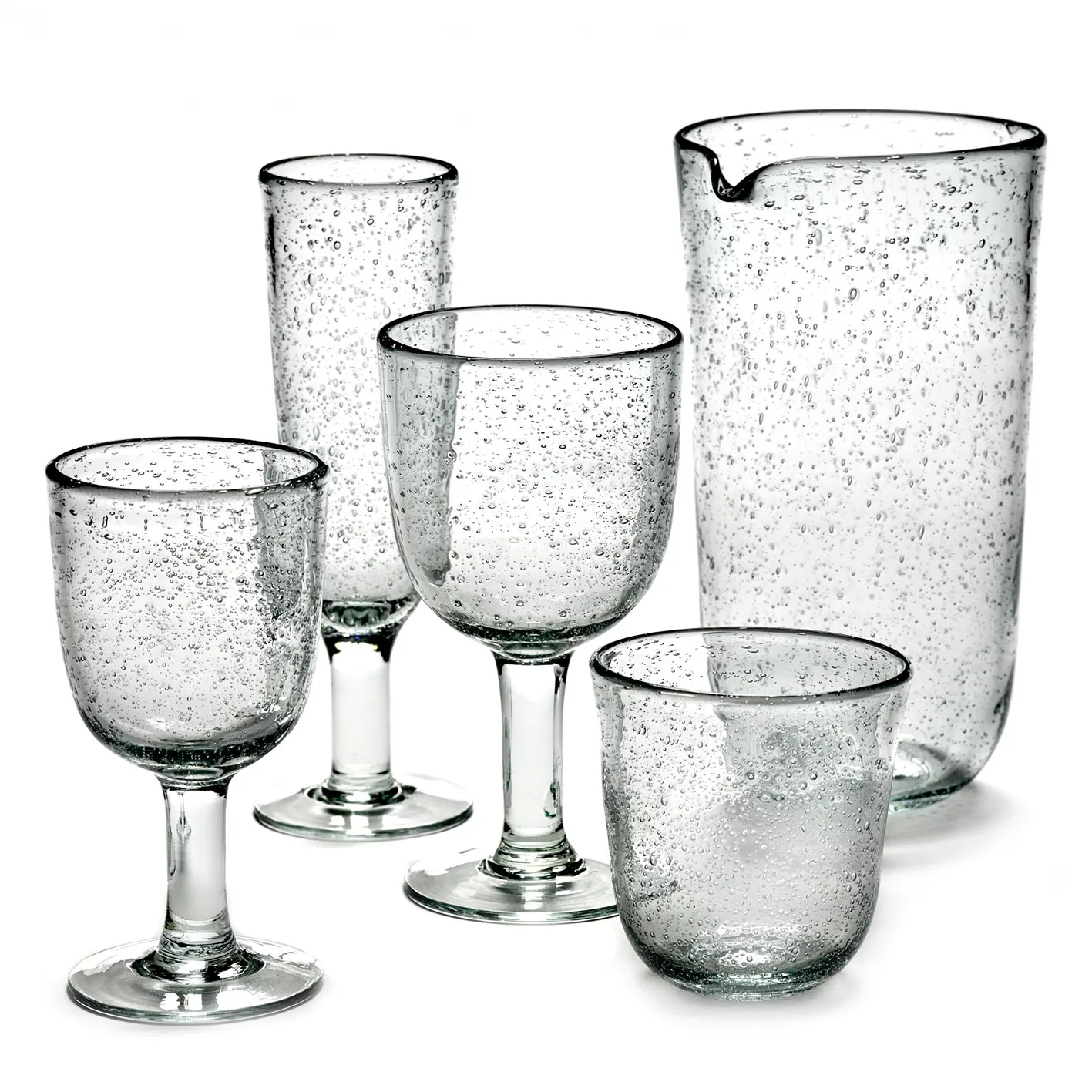 Copo de champanhe Pure Pascale, 4 un. transparente,  Serax
