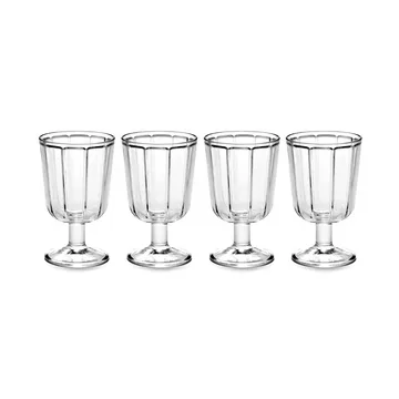 Copo de vinho branco Surface 18 cl, 4 un. transparente - Serax