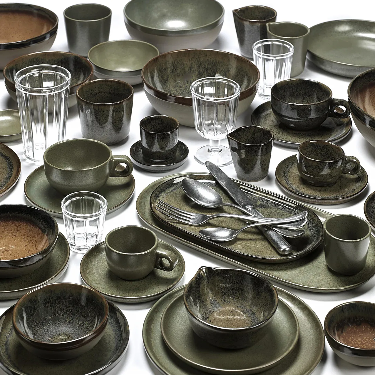 Copo de vinho branco Surface 18 cl, 4 un. transparente Serax