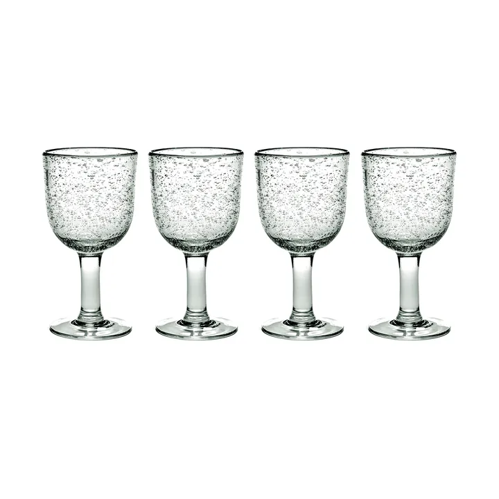 Copo de vinho tinto Pure Pascale, 4 un. transparente - Serax