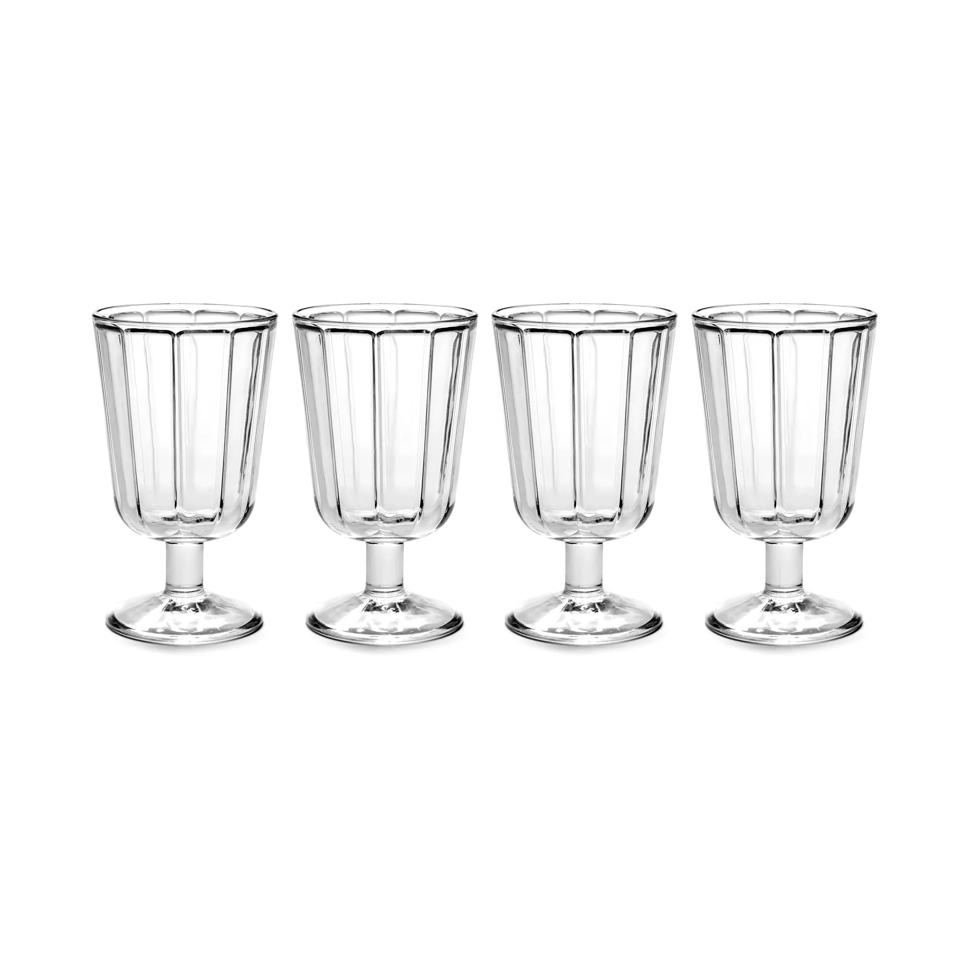 Copo de vinho tinto Surface 23 cl, 4 un. transparente,  Serax