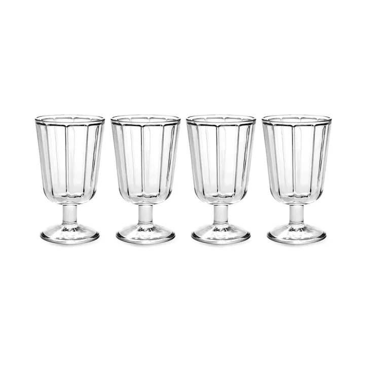 Copo de vinho tinto Surface 23 cl, 4 un. transparente - Serax