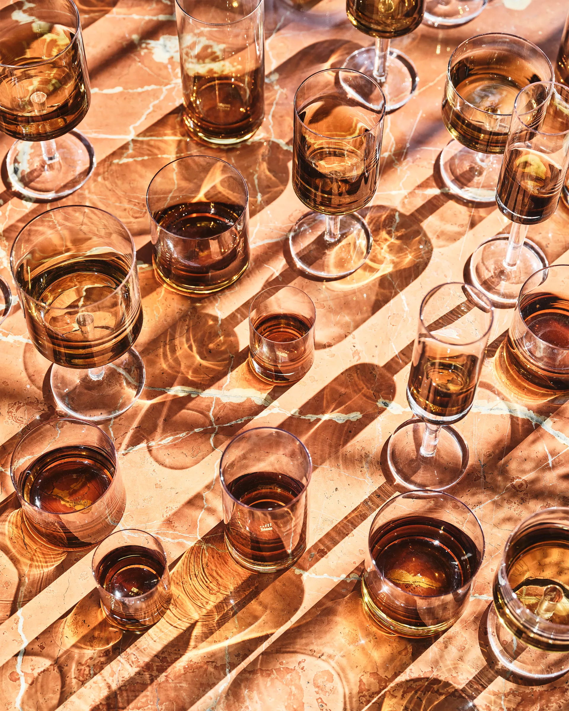 Copo de whisky Zuma 20 cl 4 unid., Amber Serax