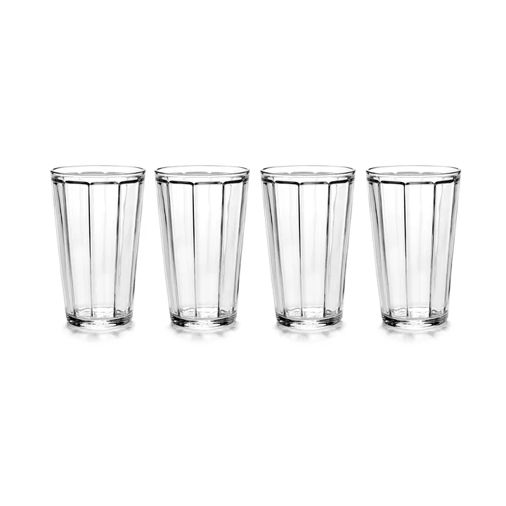 Copo longo Surface 45 cl, 4 un. transparente - Serax