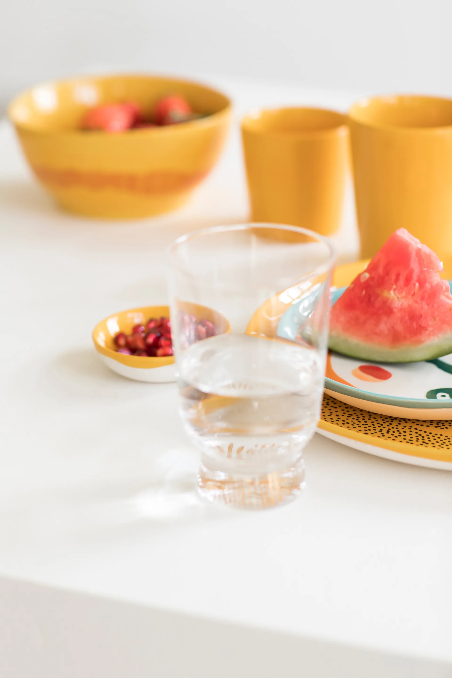 Copo Ottolenghi Feast 33 cl 4 unid., Stripes gold Serax