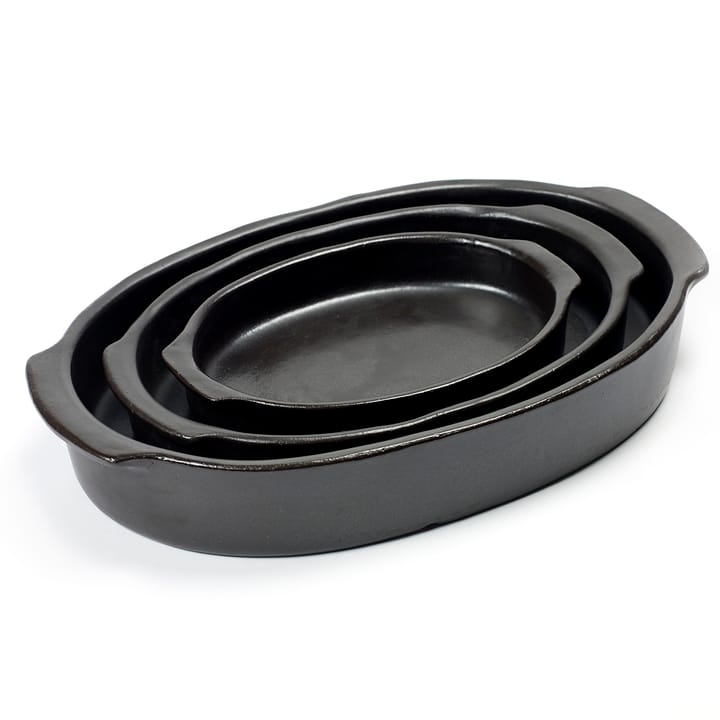 Forma para forno Pure oval M, preto Serax