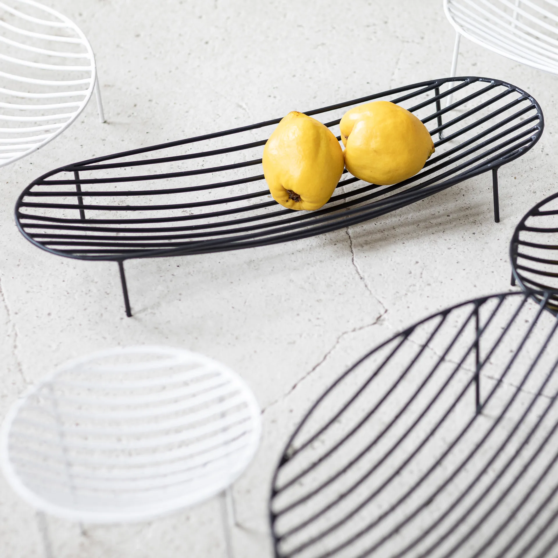 Fruteira Nana 14.5x45 cm, preto Serax