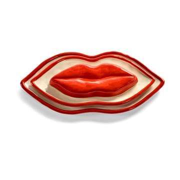 Les Objets Mouleversants bandeja S - Vermelho - Serax