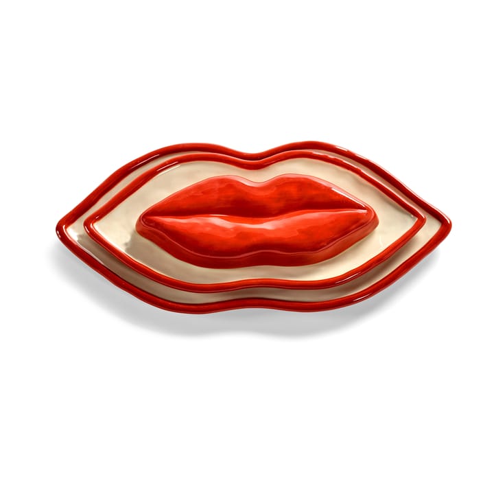 Les Objets Mouleversants bandeja S, Vermelho Serax