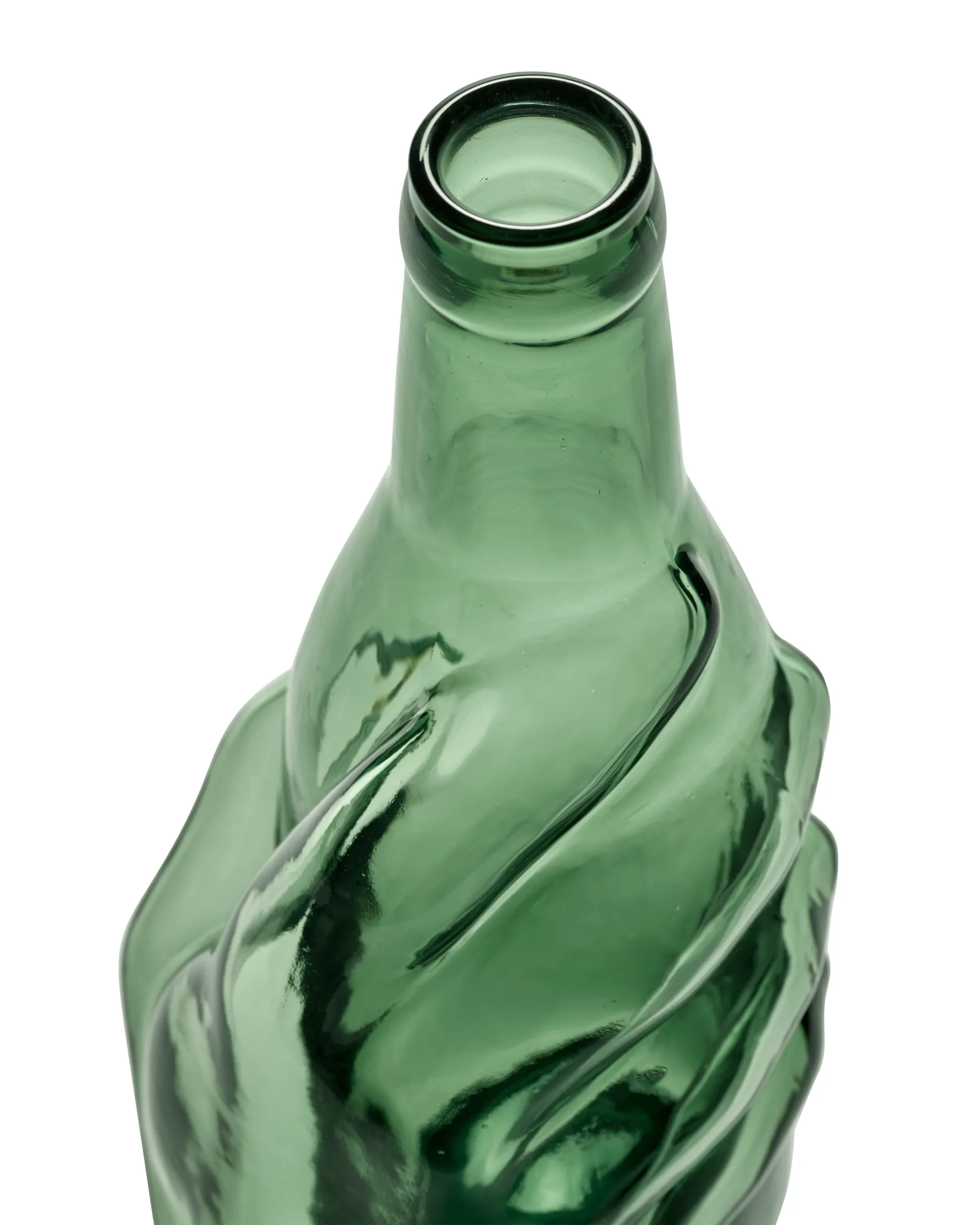 Les Objets Mouleversants garrafa 0,95 L, Verde esmeralda Serax