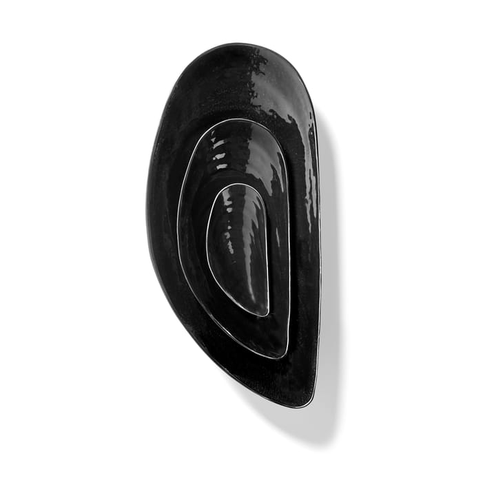 Les Objets Mouleversants Marcel tigela S 7,5x17,5 cm, Preto Serax
