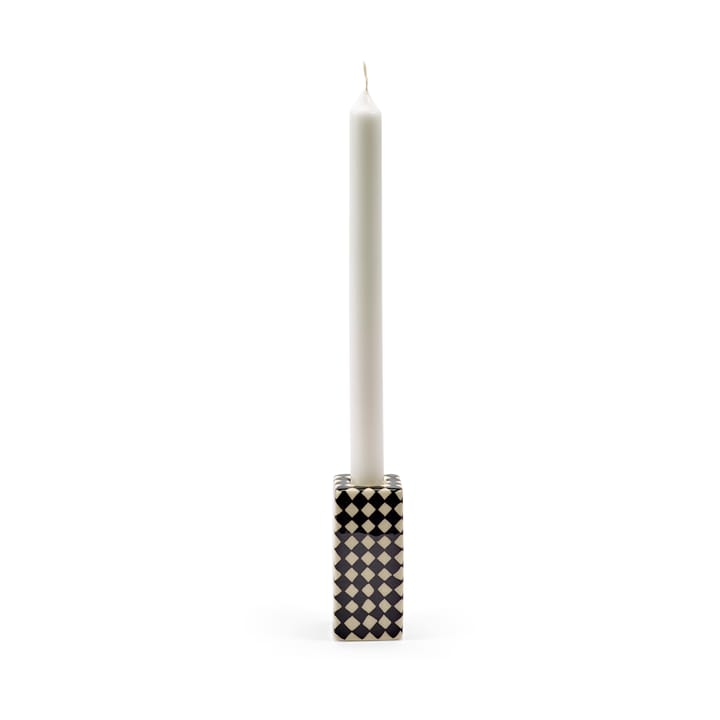 Les Objets Mouleversants N°1 castiçal, Preto-branco Serax