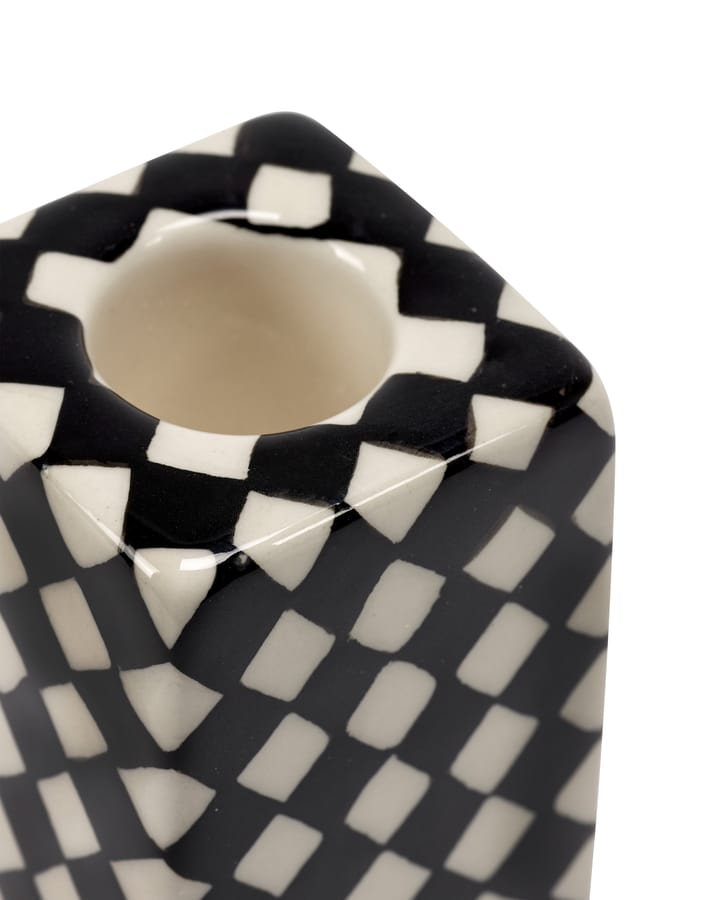 Les Objets Mouleversants N°1 castiçal, Preto-branco Serax