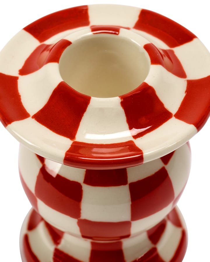 Les Objets Mouleversants N°2 castiçal, Vermelho-branco Serax