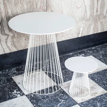 Mesa Garbo 50 cm - branco - Serax