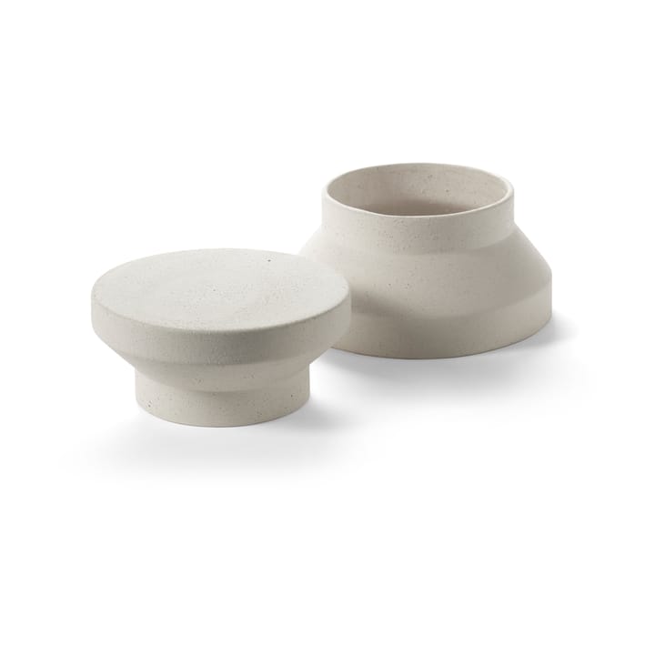 Mira vaso/prato de bolo S, Bege Serax