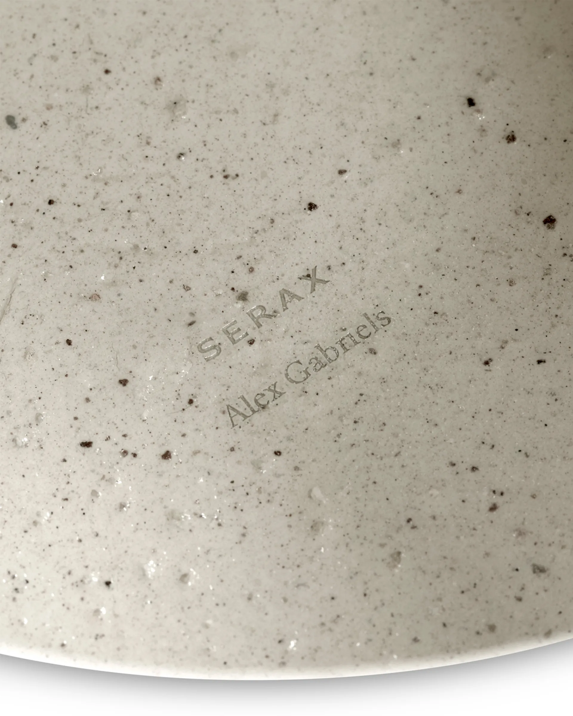 Mira vaso/prato de bolo S, Bege Serax