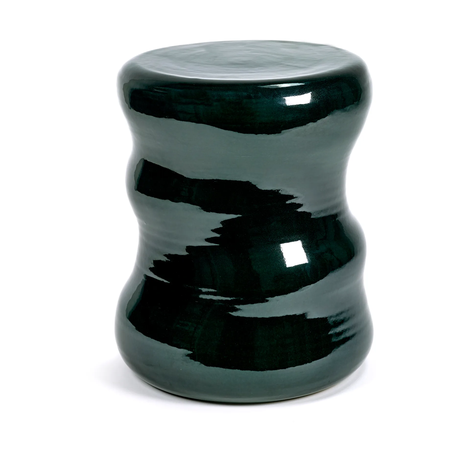 Pawn mesa lateral Ø29x34 cm, Verde Serax