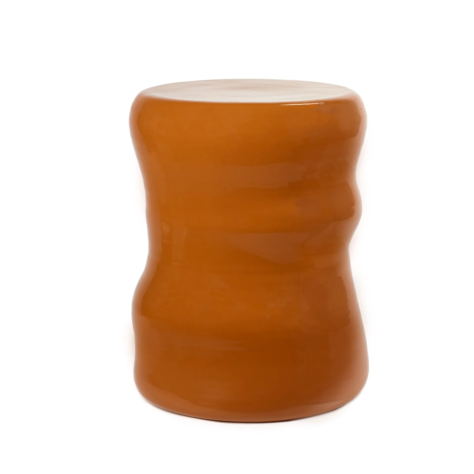 Pawn mesa lateral Ø35x43 cm, Ferrugem Serax