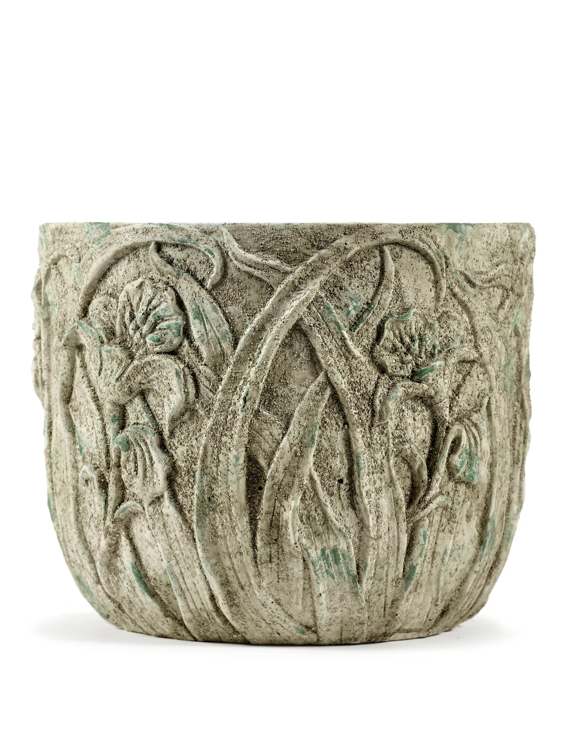Pote Rustic floral M 25,5 cm, Grey Serax