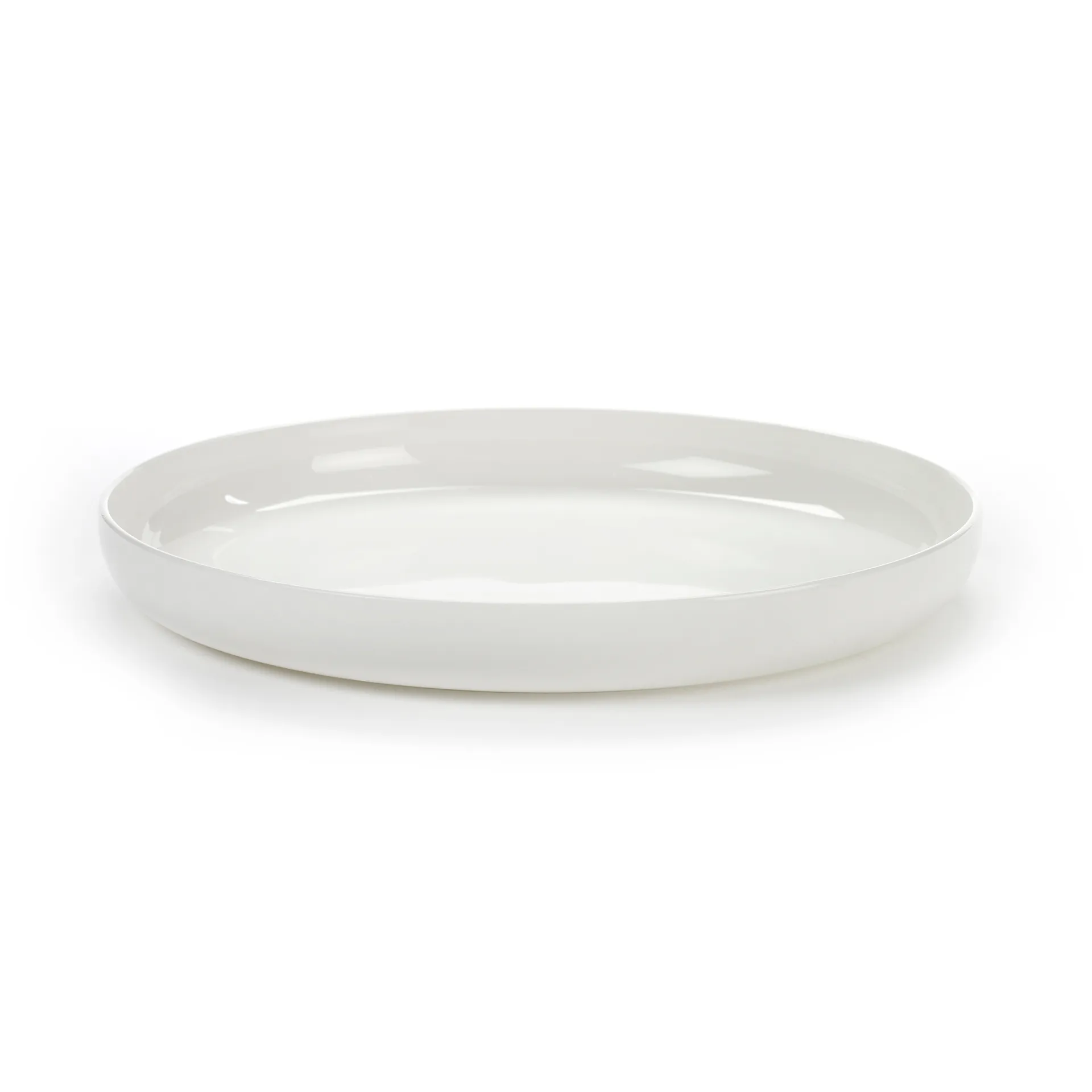 Prato com rebordo alto branco Base, 24 cm Serax