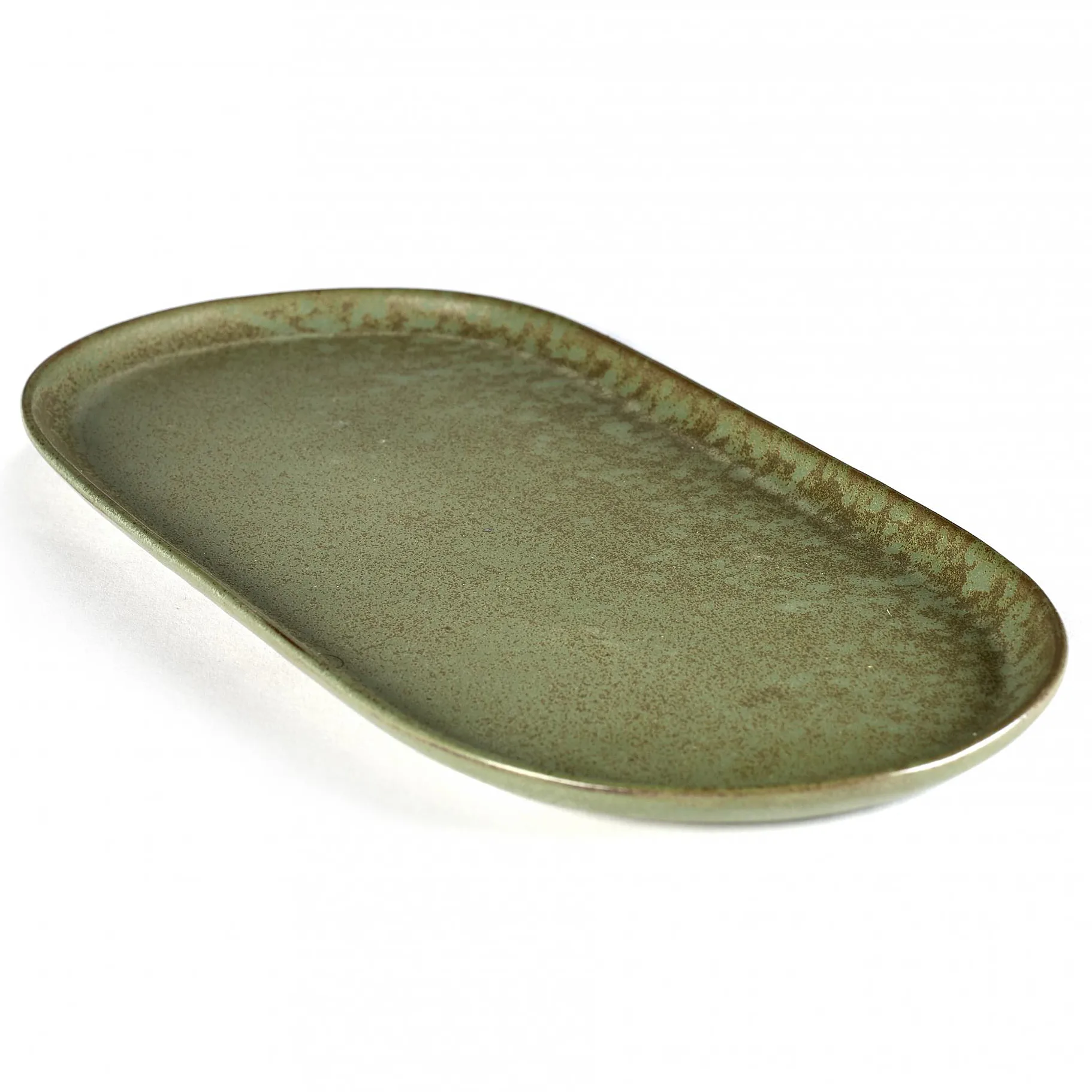 Prato de tapas Surface 17x35,5 cm, camogreen Serax