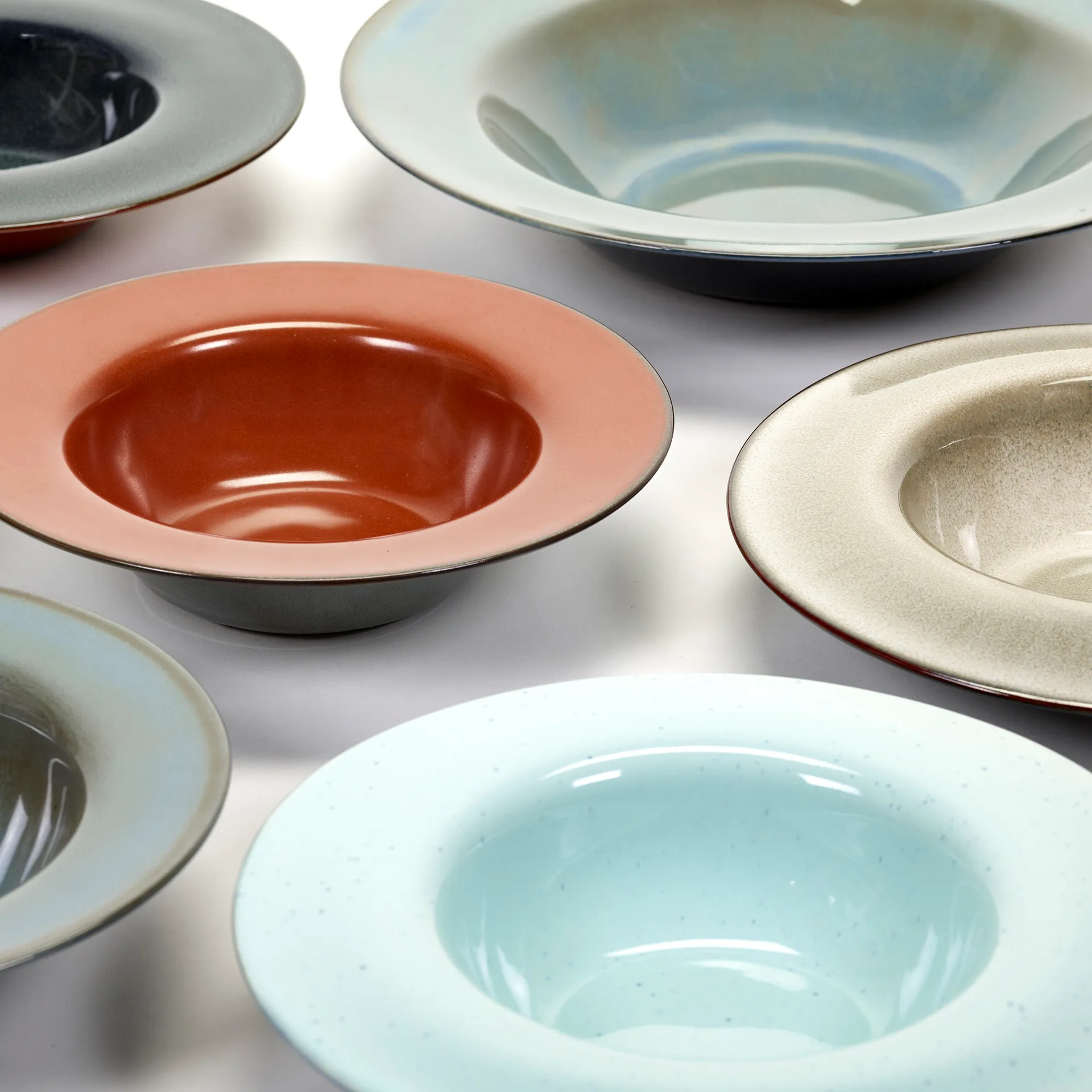 Prato fundo Terres de Rêves 21,3 cm, light blue-smokey blue Serax