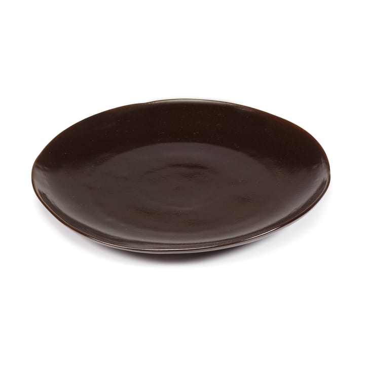 Prato La Mère XL Ø27 cm 2-unidades , Castanho escuro  Serax