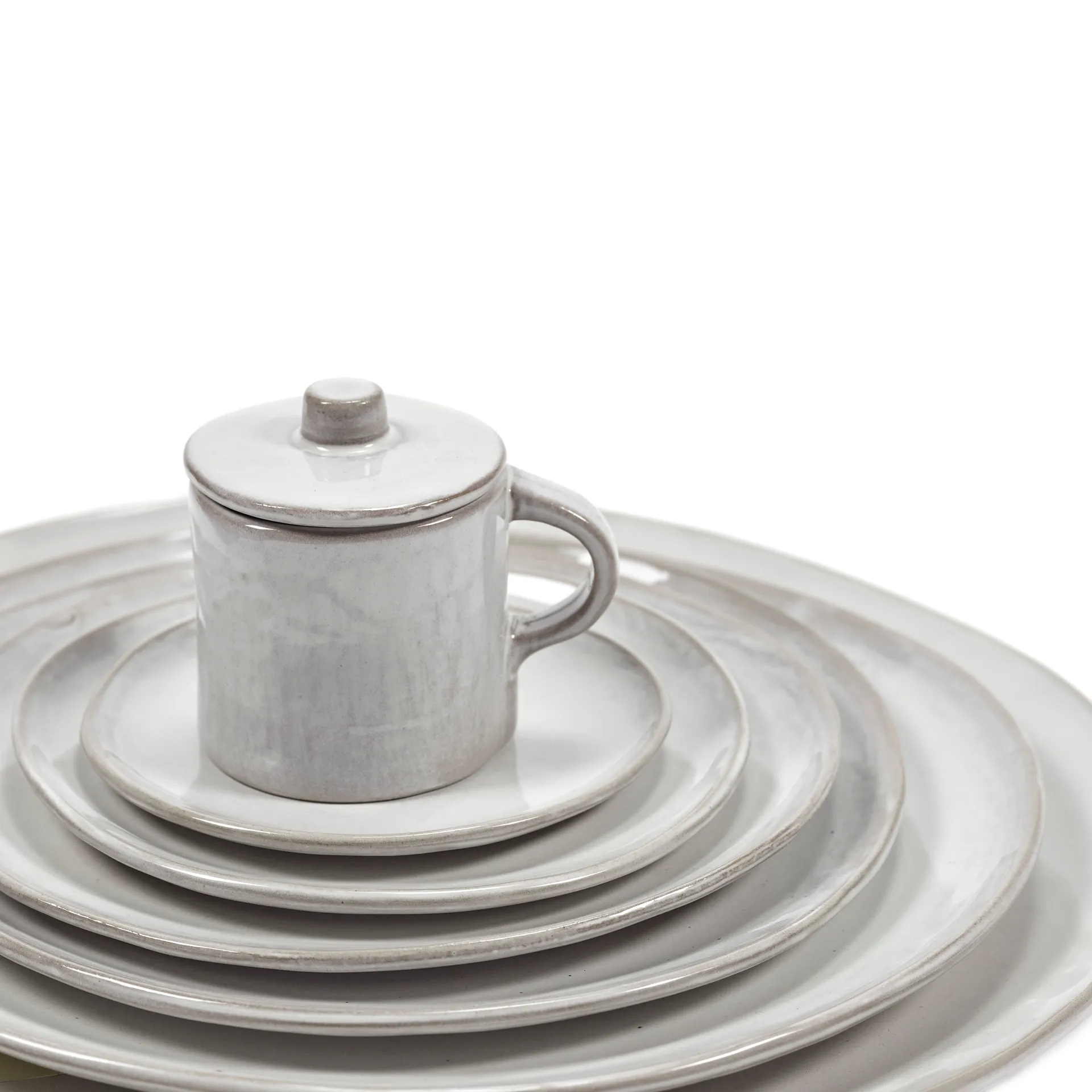 Prato La Mère XL Ø27 cm 2-unidades , Off-white  Serax