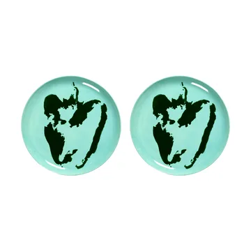 Prato Ottolenghi Feast L Ø26,5 cm 2 unid. - Azure-pepper green - Serax