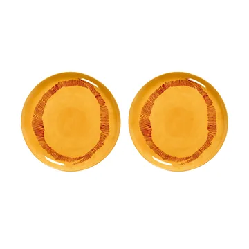 Prato Ottolenghi Feast L Ø26,5 cm 2 unid. - Yellow stripes-red - Serax