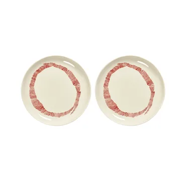 Prato Ottolenghi Feast S Ø19 cm 2 unid. - White stripes-red - Serax