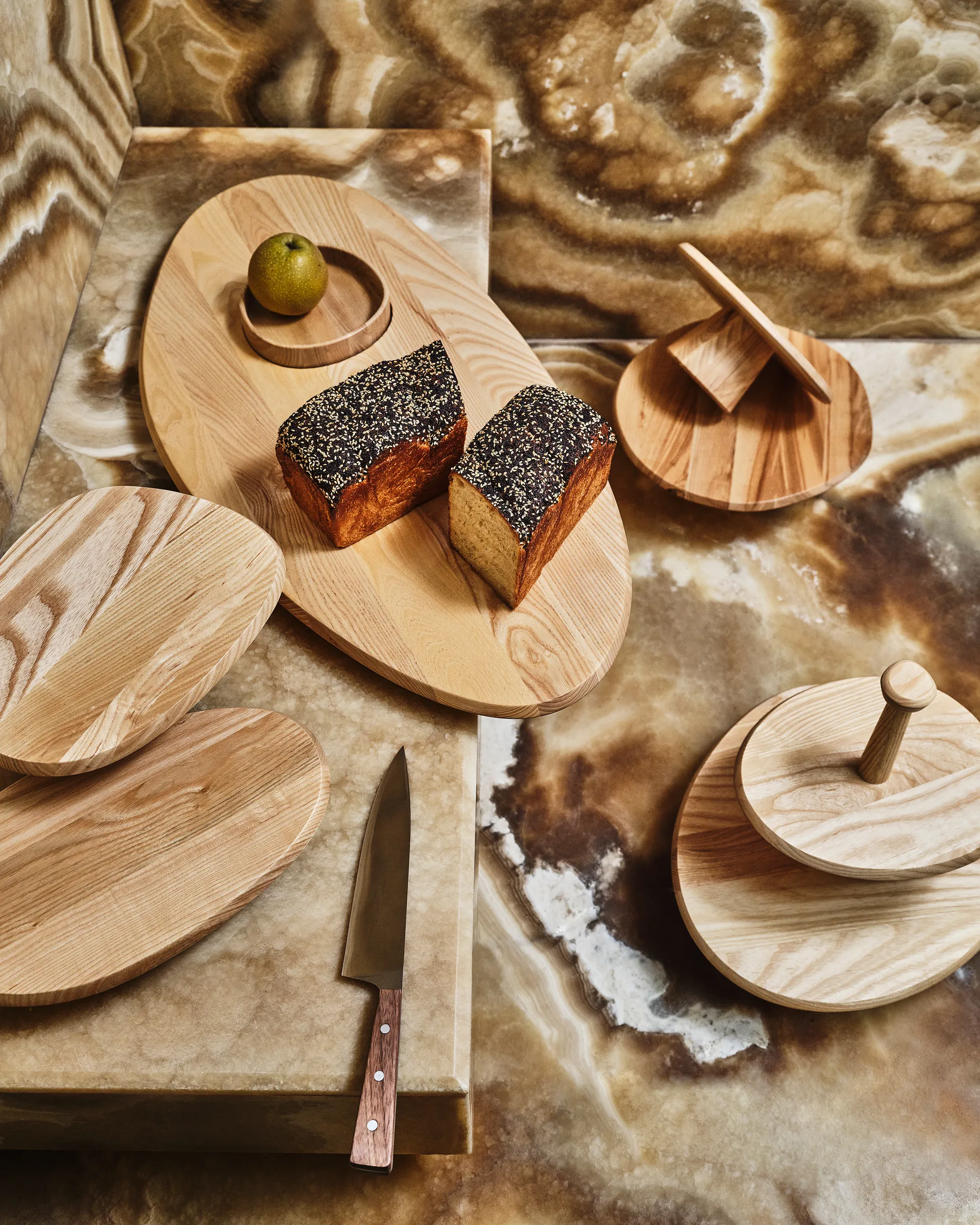 Prato para bolos Dune 03 23,5x29 cm, Ash Serax