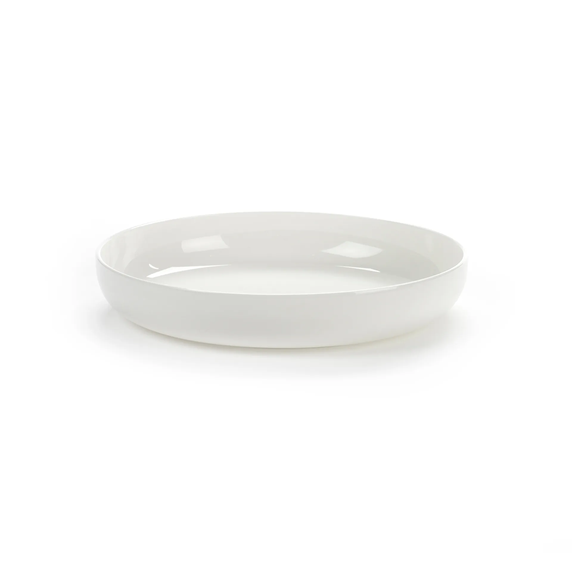 Prato pequeno com rebordo alto branco Base, 16 cm Serax