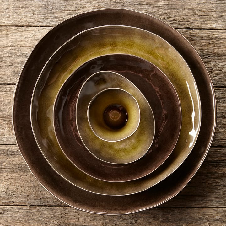 Prato pequeno Pure 20,5 cm, brown Serax