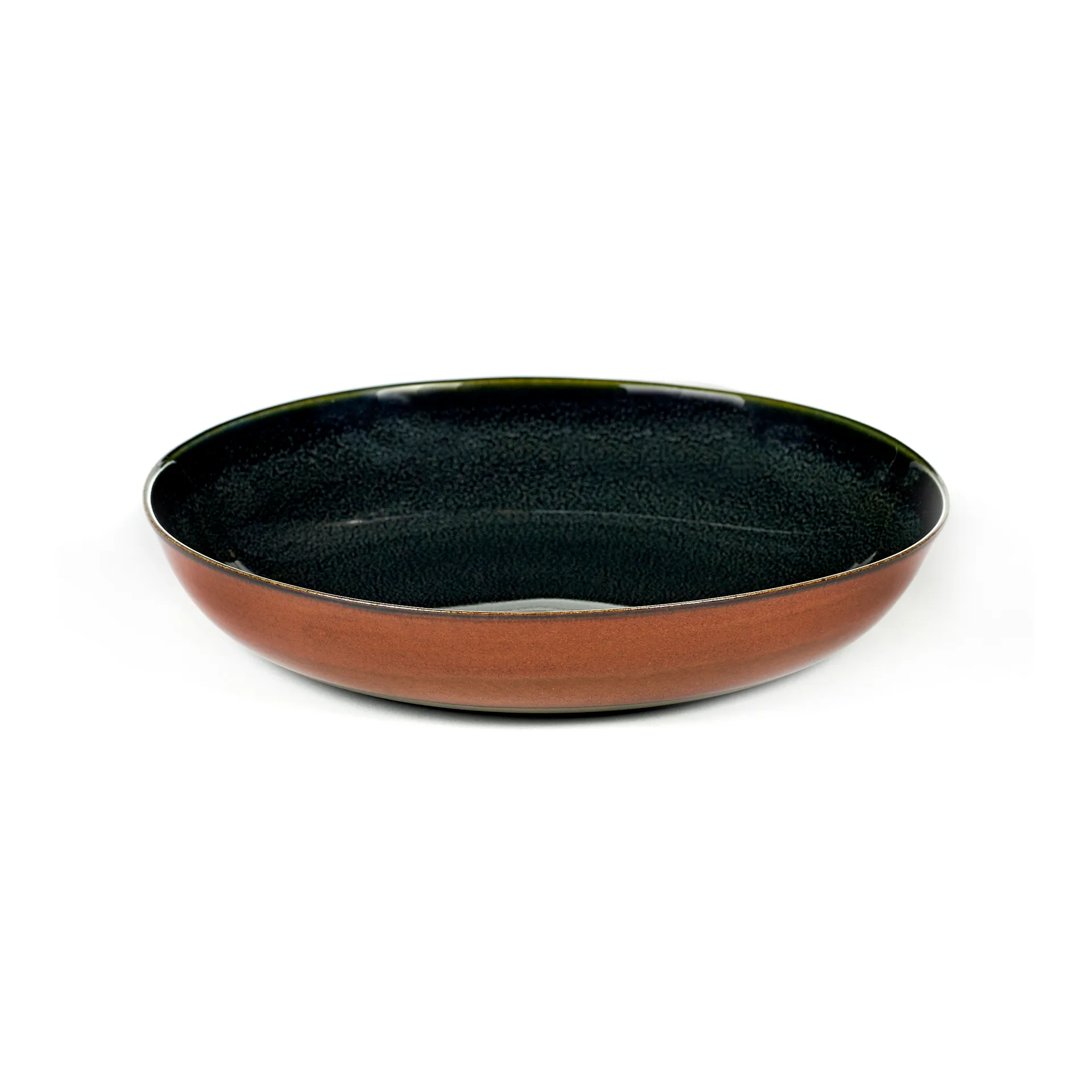 Prato pequeno Terres de Rêves 17,5 cm, dark blue-rust Serax