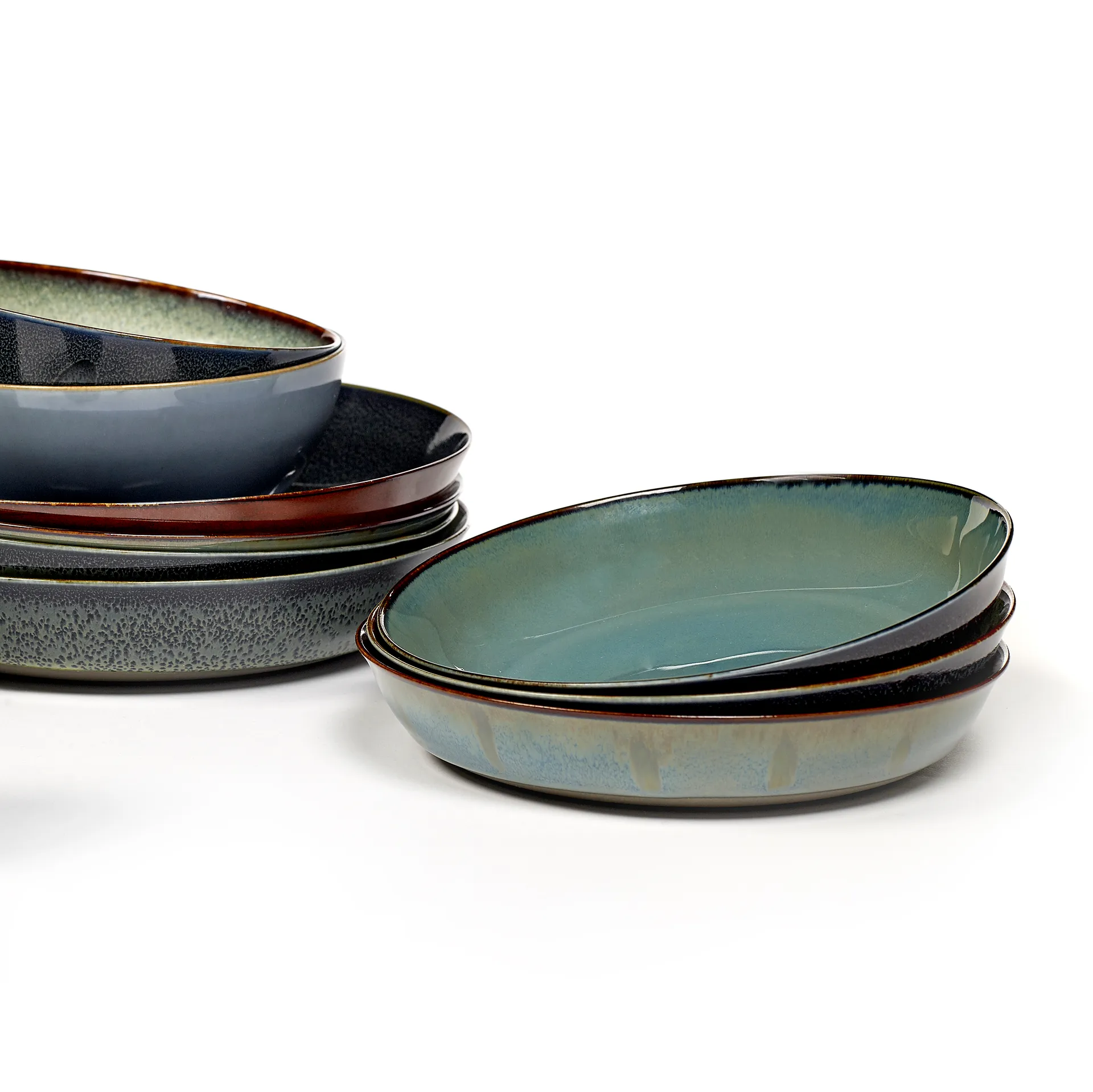 Prato pequeno Terres de Rêves 17,5 cm, smokey blue-dark blue Serax