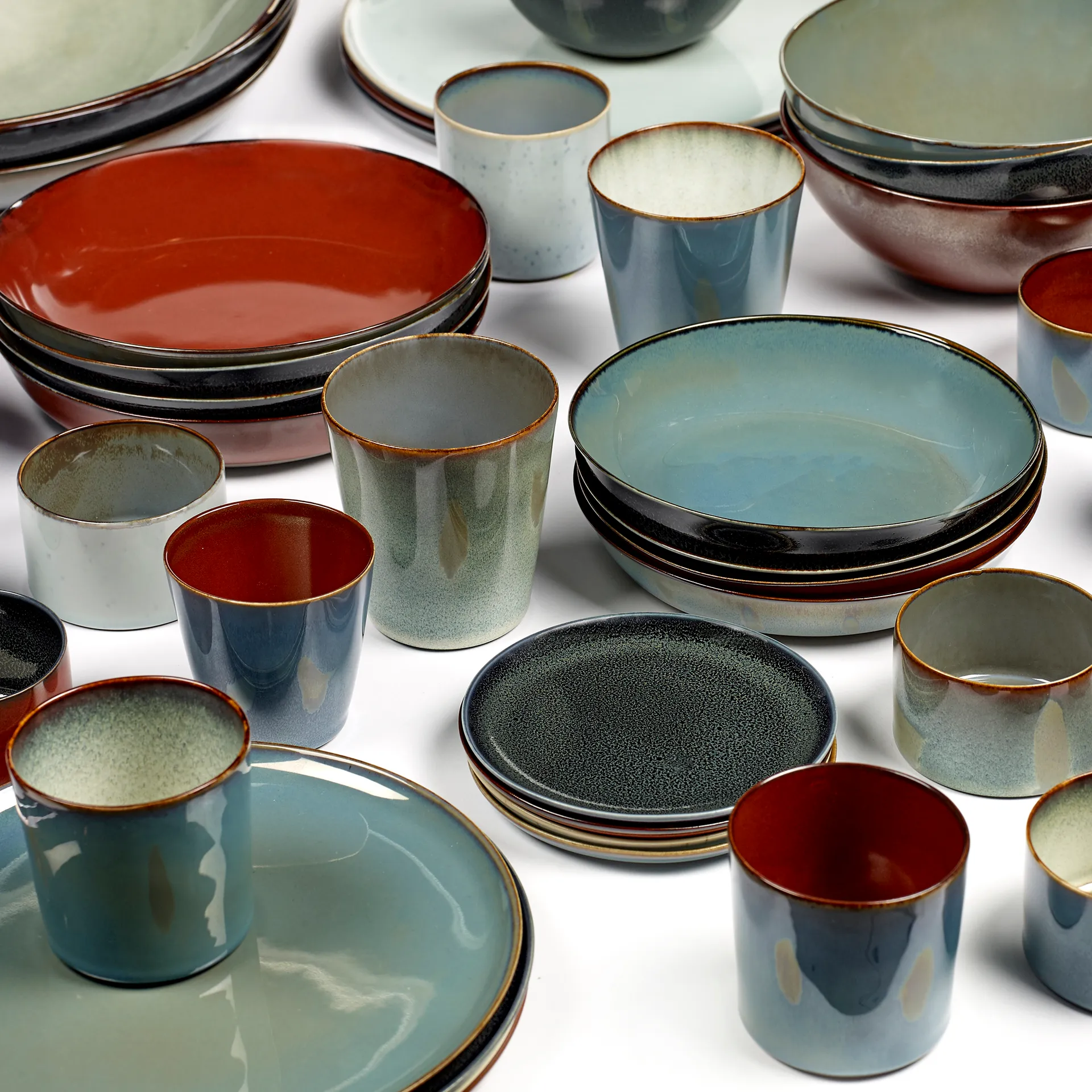 Prato Terres de Rêves 13 cm, azul escuro Serax