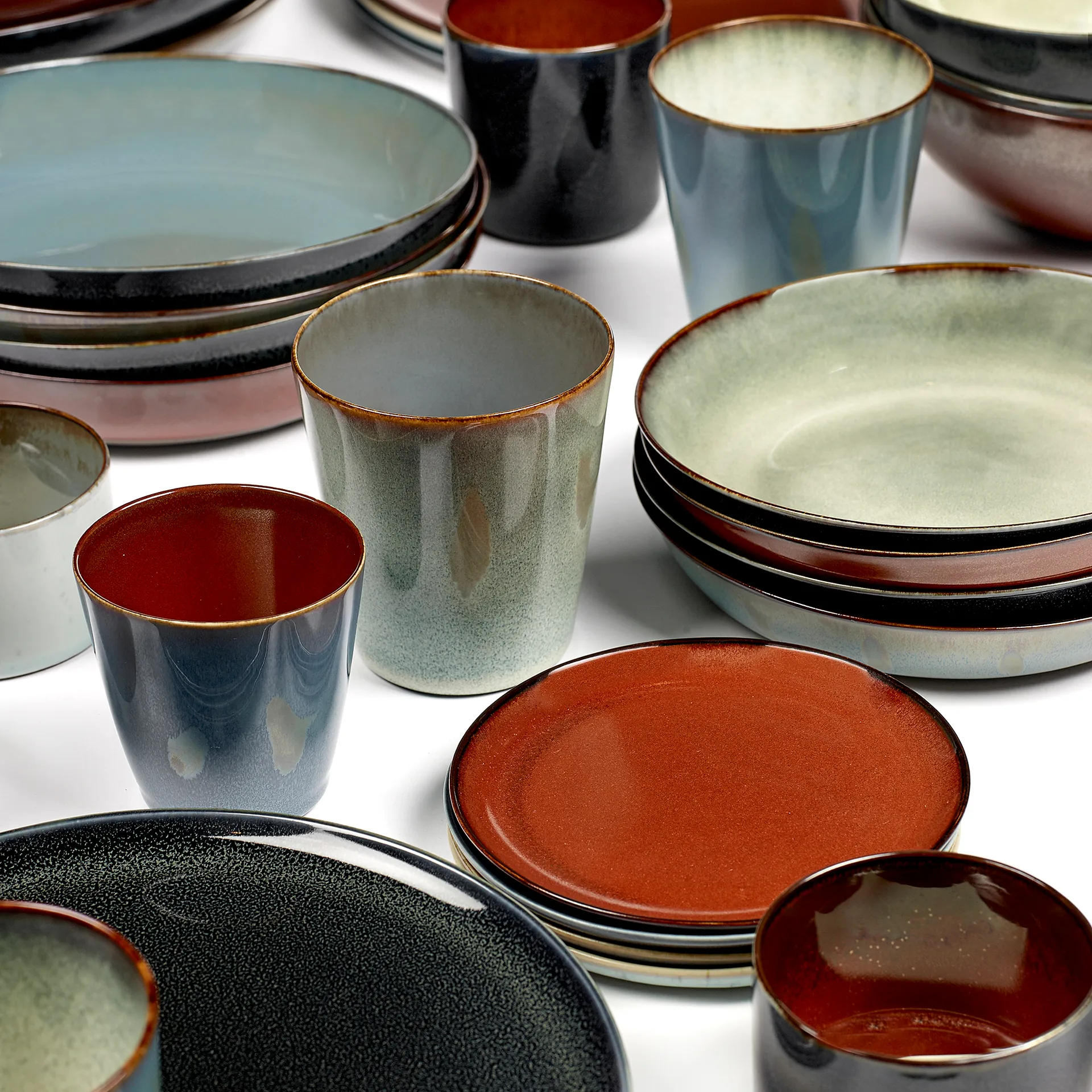 Prato Terres de Rêves 13 cm, cor de ferrugem Serax